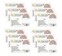 Hemobllo 50 Tarjetas de Estímulo para Enseñanza Papel Couché, Accesorios para Aula, Refuerzan Hábitos Positivos y Profesores