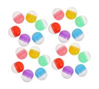 Hemobllo 50piezas Conchas De De Plástico Vacías Redondas Para Máquinas De Chicles Juguetes Máquinas De Para Almacenamiento De Premios De Juguete Recuerdos De Fiesta y Decoración Del