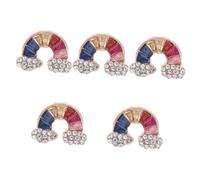 Hemobllo 5piezas Correa De Reloj De Silicona Decorativa Para Smartwatch Adorno Diseño Elegante y Duradero Compatible Diversos Modelos Como Para Amigos y Familia