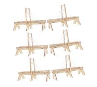 Hemobllo 6 Juegos Kit de Construcción de Puente Atirantado DIY para Juguete Científico Stem de Mecánica y Física Proyecto Educativo para Aprendizaje Creativo y Trabajo Familia