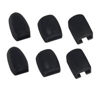 Hemobllo 6 piezas Almohadillas Protectoras para Teclas Laterales de Saxofón Elevadores de Silicona Negra para Protección y Confort Interpretación Accesorios Profesionales para Saxofonistas