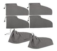 Hemobllo 6 Piezas Bolsa de Almacenamiento para Zapatos de Viaje Bolsa Portátil de Tela con Cordón Organizador Ligero para Hombre y Mujer Resistente al Polvo y Compacta para Maleta