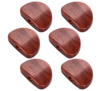 Hemobllo 6 Piezas Botones de Clavija de Afinación de Guitarra Mango de Clavija de Afinación de Guitarra Plástico Rojo de Música Folk