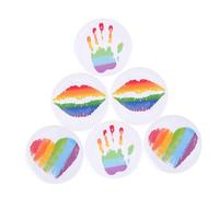 Hemobllo 6 piezas Broches Arcoíris para Ropa Pin de Solapa Resistente para Mochila Sombrero Chal Fiesta Orgullo Lgbt