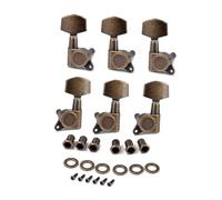 Hemobllo 6 Piezas Calibre de Cuerda de Bronce Clavijas de Afinación para Guitarra Eléctrica y Acústica Clavijero de Guitarra para Afinar Cuerdas