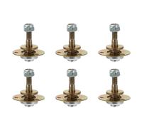 Hemobllo 6 Piezas Conector de Rodamiento para Mecedora M8x45mm de Hierro | Pieza para Muebles y Sillas de Madera, Uso Interior y Exterior, Instalación Fácil, Silenciosa