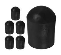 Hemobllo 6 Piezas de Puntas de Clavija para Instrumento de Cuerda de Caucho Negro Antideslizante, Fáciles de Usar, Accesorio Adecuado para Instrumentos Musicales y Presentaciones