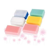 Hemobllo 6 Piezas Esponja De Masaje Respuesta Táctil Cepillo De Baño Cepillo De Esponja De Baño Exfoliante Corporal Herramienta Sensorial Táctil Masajeador Para Bebés