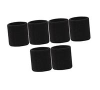 Hemobllo 6 piezas Muñequeras Deportivas Elásticas Absorbentes de Sudor Protección para Muñeca Accesorios Fitness para Running y Gimnasio