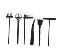 Hemobllo 6 Piezas Rastrillos Zen Mini para Jardín de Arena Herramientas de Meditación y Decoración de Escritorio Accesorios para Caja Zen y Relax Hogar u Oficina
