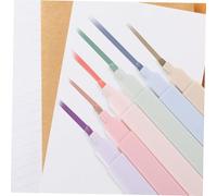 Hemobllo 6 piezas Resaltadores Pastel Compactos Texto Multiuso Colores Suaves para Estudio y Papelería Escolar