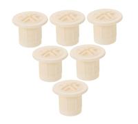 Hemobllo 6 Piezas Tapas Plásticas para Tornillos de Tobogán Infantil Blanca Diámetro Interior Accesorios para Reparación y Estabilidad de Toboganes Áreas de Casa