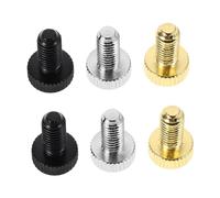 Hemobllo 6 piezas Tornillos Metálicos para Puente de Guitarra Eléctrica Tornillos para de Puente Accesorios Colores Instalación Rápida para Rendimiento Estable y Sonido