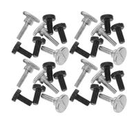 Hemobllo 60 Tornillos para Máquina de Coser Kit de Fijación de Prensatelas Abrazadera de Aguja Metálicos 30 Tornillos de Cabeza Grande Reparación Hogar y Taller