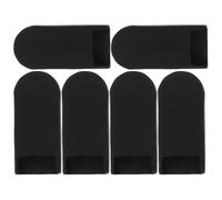 Hemobllo 6piezas Accesorios para Saxofón Cojines de Soporte para Pulgar Negro para Saxofón Soprano y Tenor Aumenta la Estabilidad Práctica Musical