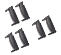 Hemobllo 6piezas Conector De Inoxidable Para Correa De Reloj Adaptador De Banda Para Gear Pro Juego De Negro