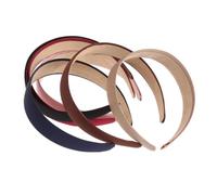 Hemobllo 6piezas Diadema de Ala Ancha Diadema Lisa Accesorio Cabello para Mujeres y Niñas Color Sólido Diseño Antideslizante para Fiestas y Uso Diario Color Aleatorio