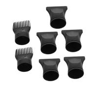 Hemobllo 7 piezas Boquilla para Secador de Pelo Accesorios de Peluquería Profesionales de Plástico Diseño Rápido Difusor y Peine Adecuado para Salón y Uso Doméstico