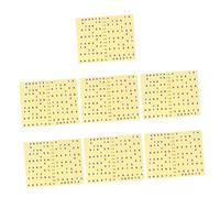 Hemobllo 7 piezas Pegatinas para Diapasón de Guitarra de Fáciles de Instalar y Quitar Compatibles con Guitarra Acústica y Eléctrica sin Residuos tras Retirar Ayuda para Aprender las Notas
