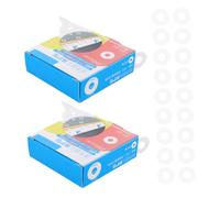 Hemobllo 750 Piezas Unidades de Etiquetas Adhesivas para Refuerzo Ultrafino Blanco para Reparación Rápida de Perforadas Cuadernos y Archivadores Resistente y Fácil de Aplicar