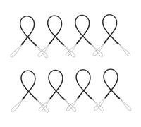 Hemobllo 8 piezas Cordones Elásticos para Bolígrafos Táctiles con Función Antidrop Correas Ajustables para Sujetar Lápices Stylus Tabletas y Pantallas Táctiles Pack Seguro y Cómodo para