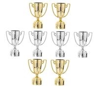 Hemobllo 8 piezas Mini de Plástico para Base Copas de Premios para Fiestas de Duradero para Competencias Infantiles