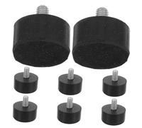 Hemobllo 8 Piezas Niveladores Ajustables para Muebles con Tornillo Pies Niveladores de Goma Antideslizantes para Mesas Sillas y Sofás Pads Desmontables para Estabilidad y Reducción de