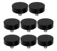 Hemobllo 8 Piezas Patas Niveladoras con Tornillo Ajustables Antivibración Goma Soporte para Muebles Sillas y Mesas