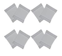 Hemobllo 8 Separadores Acolchados para Bolsas de Cámara 14,5x11,5 Cm Gris Liso, Divisor Ajustable para Estuches y Mochilas Fotográficas, Insertos Protectores para Equipos Electrónicos