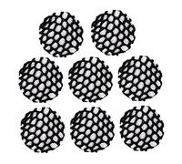 Hemobllo 8piezas Cabello De Baile Reloj De Cabello Color Negro Material Suave Para Danza y Ballet