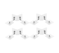 Hemobllo 8piezas Cierre Anticaída De Seguridad Anclajes Adhesivos Para Muebles Sin Taladro Kit De Anclajes Antivuelco Para Armarios Estanterías y Bebés