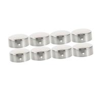 Hemobllo 8piezas Tapones De Pasamanos Redondos De Protección Inoxidable Para Barandillas y Accesorios Decorativos Fácil Instalación y Almacenamiento Compatible Poste De Barandilla y