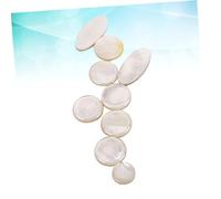 Hemobllo 9 piezas Botones de Tecla para Saxofón Blanca Accesorios para Saxo Tenor Soprano Ligero y Brillante Kit de Repuesto Decorativo