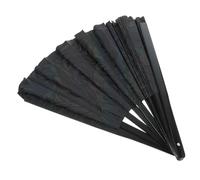 Hemobllo Abanico Reflectante de Tela y Madera Ligero y Portátil Estilo Chino para Baile y Fiestas Diseño Manual para Uso Cómodo y Duradero para Actuaciones y Eventos