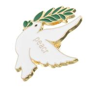 Hemobllo Accesorio De Broche Retro Pin De Paloma Símbolo De Paz Decoración De Solapa Para Hombre