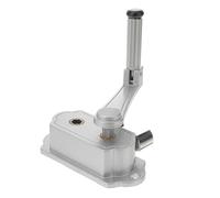 Hemobllo Accesorios para Perchas Elevadoras de Ropa Manivela Manual Aluminio Aleación Plateada Uso Doméstico Hogar Tiendas Lavanderías Pieza de Repuesto