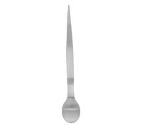 Hemobllo Acero Inoxidable Mini Cuchara de Prueba para Cocina con Pinzas y Palillos Integrados para Restaurantes Hoteles y Chef Profesional