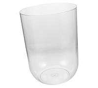 Hemobllo Acuario Ecológico Creativo Pequeño para Tortugas Pecera Ecológica de Escritorio Terrario Moderno de Diseño Elegante Hogar para Peces Betta y Reptiles