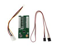 Hemobllo Adaptador de Corriente Múltiple ATX Tarjeta de Arranque Síncrono 24Pin para Sincronización y Encendido Simultáneo de Fuentes de Alimentación Circuito Consumo Compatible PC y