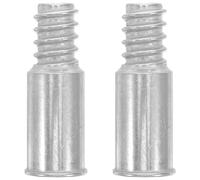 Hemobllo Adaptador de Extremo Roscado en Aleación de Aluminio 2 Piezas Compatible Postes de 19mm y 22mm para Mango de Escoba para Limpieza y Fregona