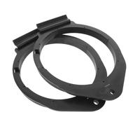 Hemobllo Adaptador Espaciador de Altavoz de Automóvil de 6,5 Pulgadas, Anillo de Plástico Negro para Mejorar Acústica Interior y Fácil Instalación en Vehículos, Adecuado para Montaje DIY