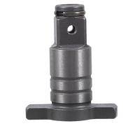 Hemobllo Adaptador para Taladro de Hierro Plata Mandril Resistente, Uso Profesional y Diy, Prolonga Duración y Admite Accesorios Variados