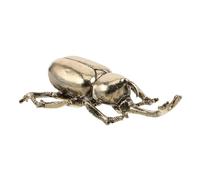 Hemobllo Adornos de Unicornio Insecto metálico Figuras de Escritorio figuritas Antiguas Estatua de Insectos bichos para Adorno de decoración de Hormigas de jardín Metal Dorado