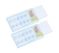 Hemobllo Adornos Para Dientes Joyería Cristal Decoración Blanca 20 Unidades Con Caja Almacenamiento Uso Seguro Para Bricolaje Sonrisa Brillante