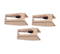 Hemobllo Aguja de Fonógrafo Dorada para Tocadiscos de Vinilo, Varilla de Aluminio Resistente y Compatible, Pack de 3 Piezas para Reemplazo Elegante