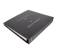 Hemobllo Álbum de Colección de Entradas para Billetes de Tren y Cine Libro Portátil de Almacenamiento Multifuncional para Viajes y Fotos