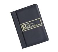 Hemobllo Álbum de Monedas Bolsillos Negro para Colección con Material Transparente y Clasificador para Monedas Fichas y Medallas