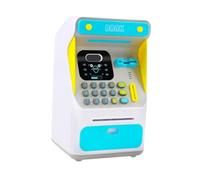 Hemobllo Alcancía Electrónica Reconocimiento Facial Simulado Gran Capacidad Multiusos para Dormitorio y Decoración del Hogar Almacena Monedas y Billetes 1 Pieza