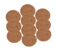 Hemobllo Almohadilla De Fibra Natural para Nido De Cría De Aves Mensajeras, Esterilla Absorbente Orificios Antifugas, 15 Cm Diámetro, para Nidos y Crianza De Aves Pequeñas