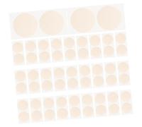 Hemobllo Almohadillas Deportivas para Pezones Hombre, Autoadhesivas de Película Pe, Color Marrón Claro, 50 Pares, Transpirables, Antirrozaduras, para Running y Maratón, Tamaño Pequeño